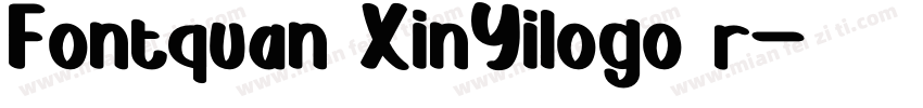 Fontquan XinYilogo r字体转换